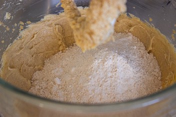 flour baking soda and salt