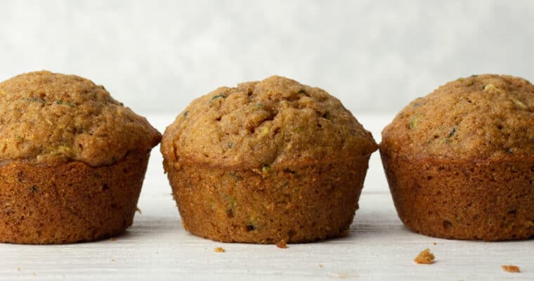 Whole Wheat Zucchini Muffins